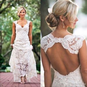 COUNTRY LACE WEDDING DRESS